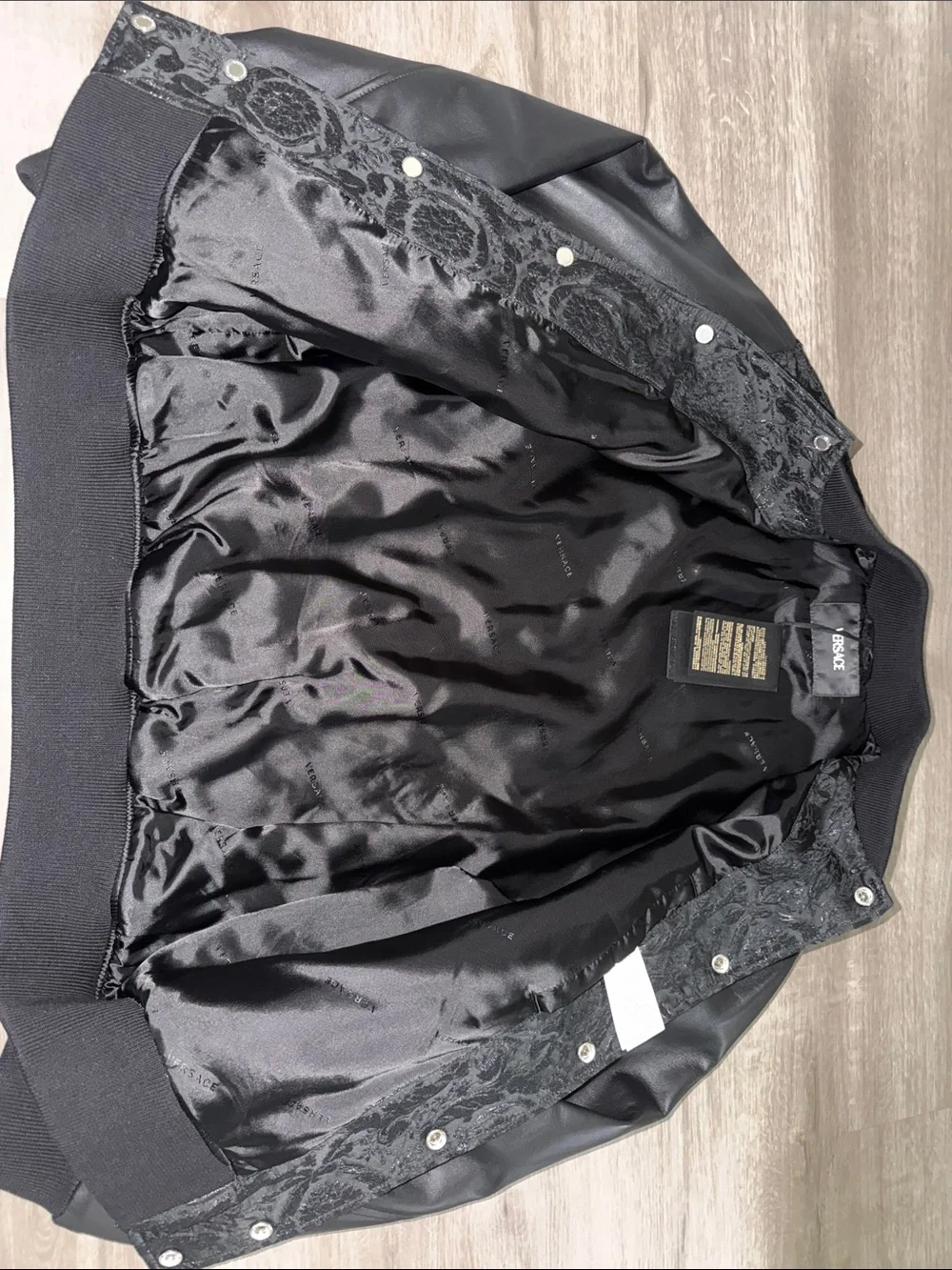 Authentic Versace Baroque Cloquet Bomber Jacket size 48
